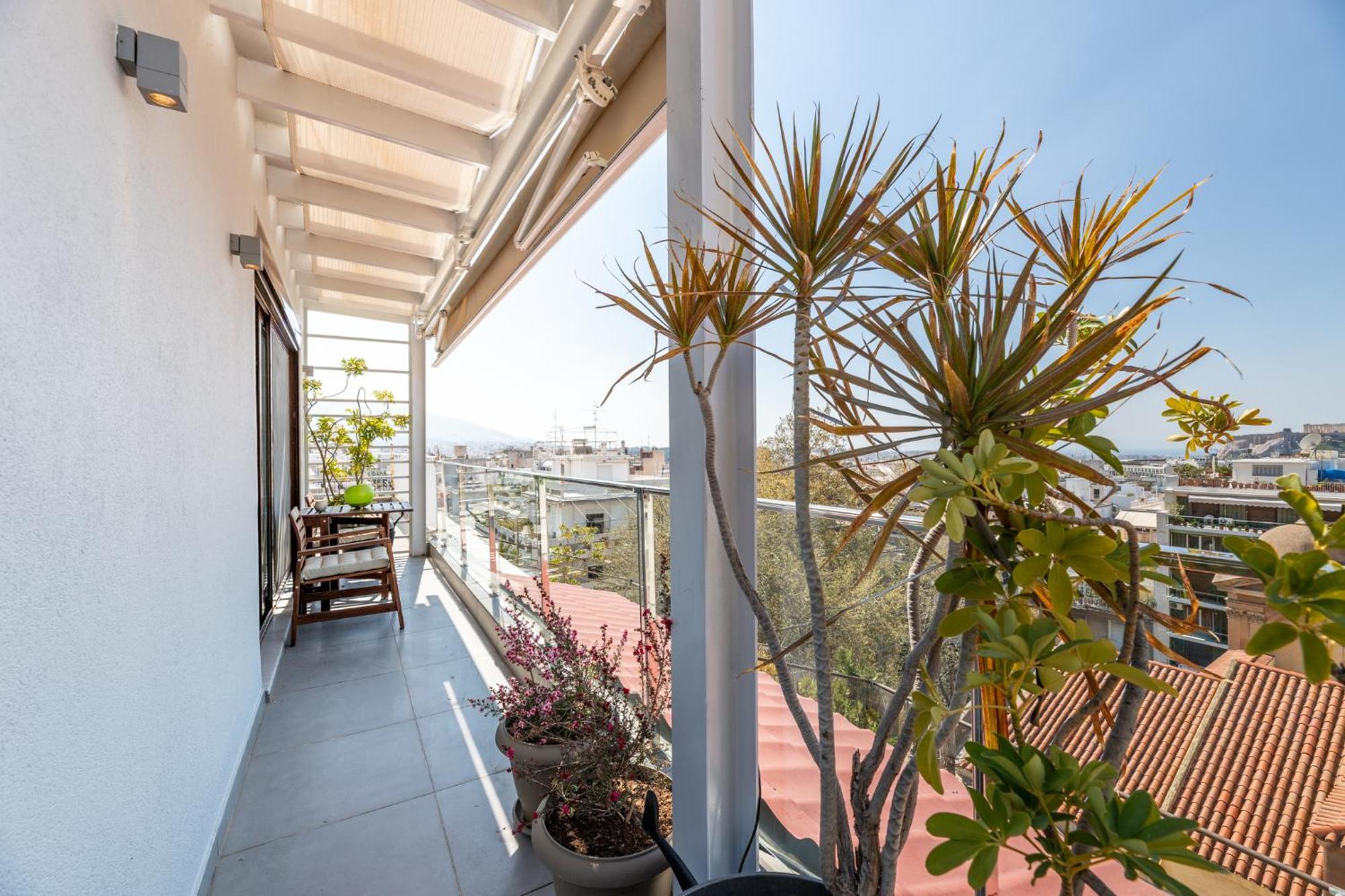 Top Kolonaki Studio+Terrace Stunning Acropolis Views Athén Kültér fotó