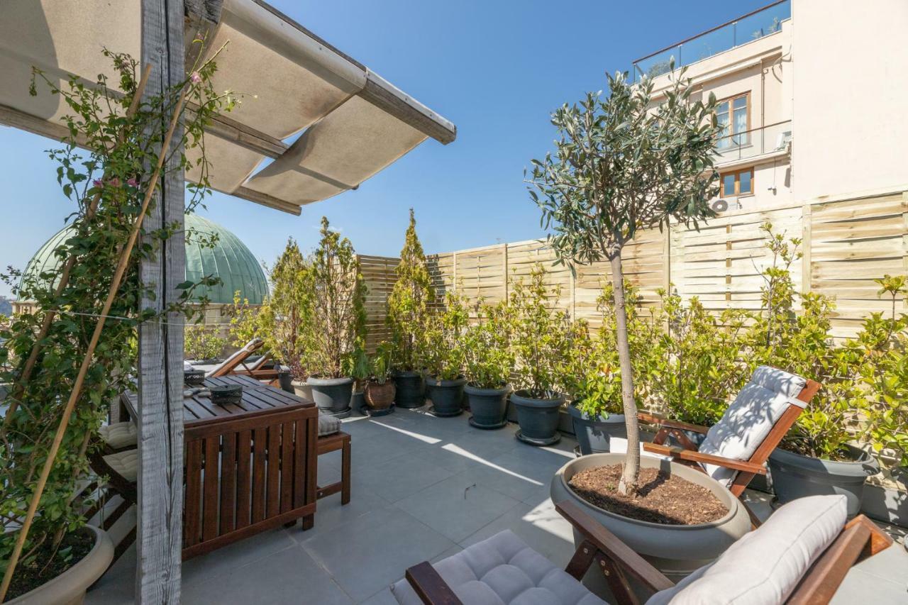 Top Kolonaki Studio+Terrace Stunning Acropolis Views Athén Kültér fotó