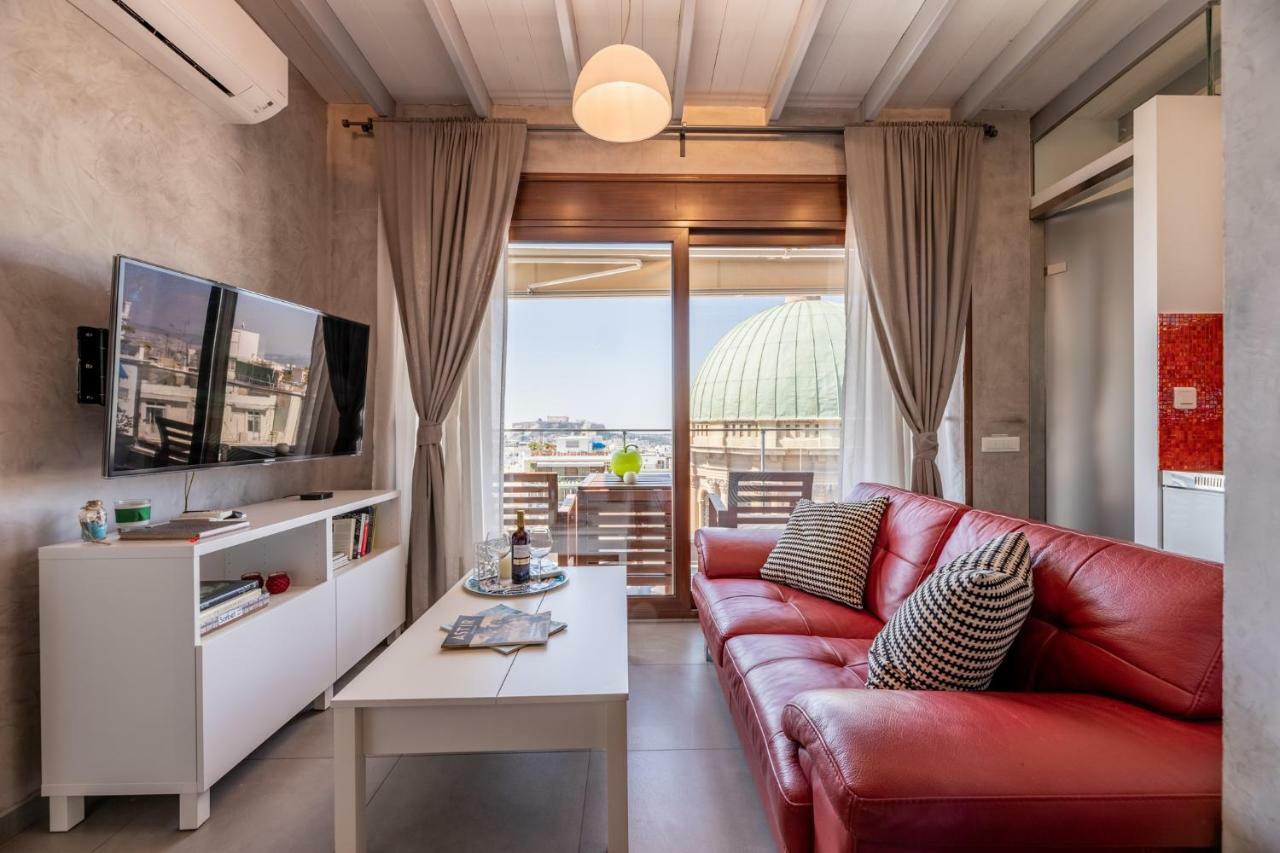 Top Kolonaki Studio+Terrace Stunning Acropolis Views Athén Kültér fotó